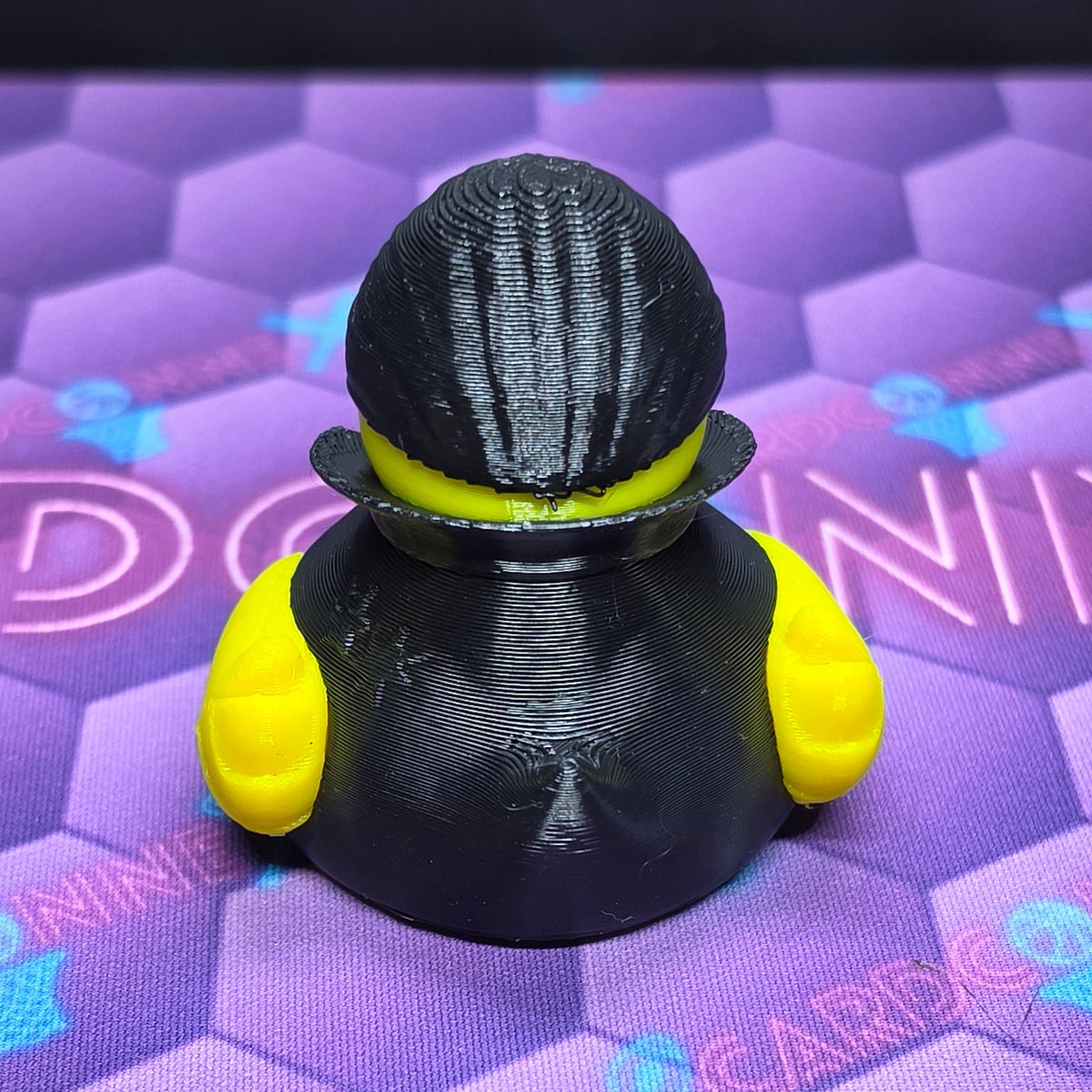 3D-Printed Vampire Rubber Duck, 2.5 in Halloween Collectible