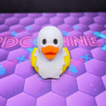3D-Printed Ghost Duck, 2.5-Inch Halloween Collectible