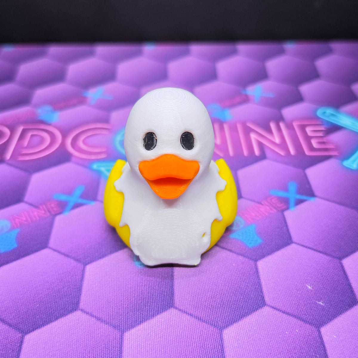 3D-Printed Ghost Duck, 2.5-Inch Halloween Collectible
