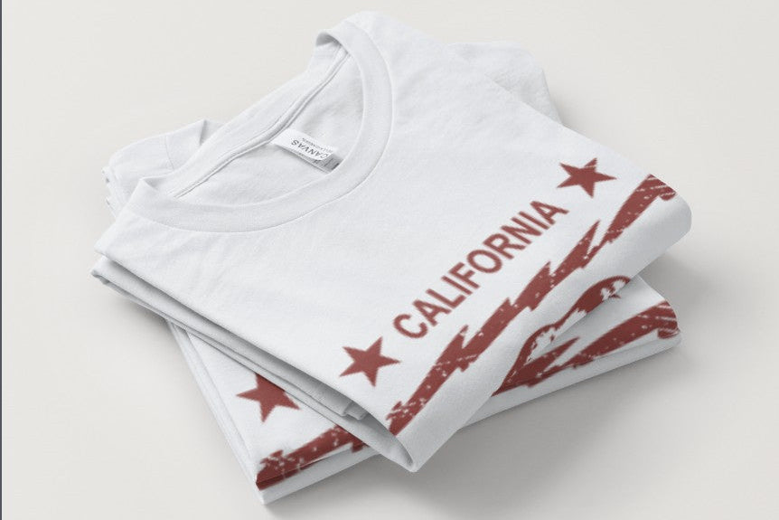 California Republic Bear Short Sleeve T Shirt