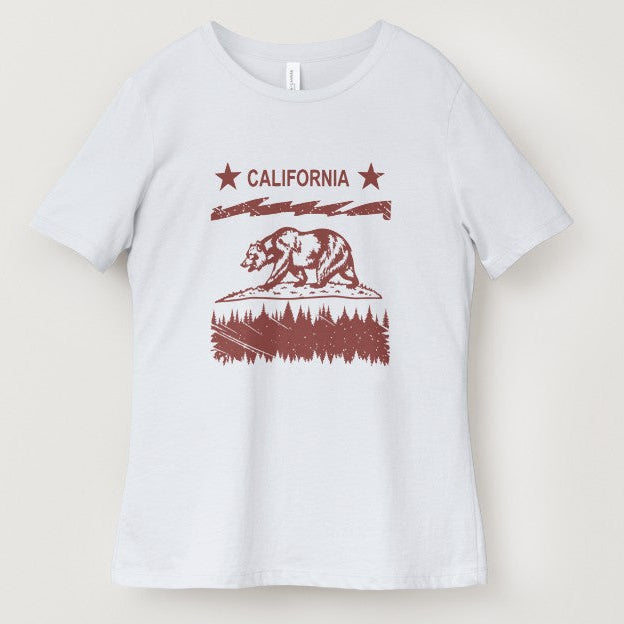 California Republic Bear Short Sleeve T Shirt