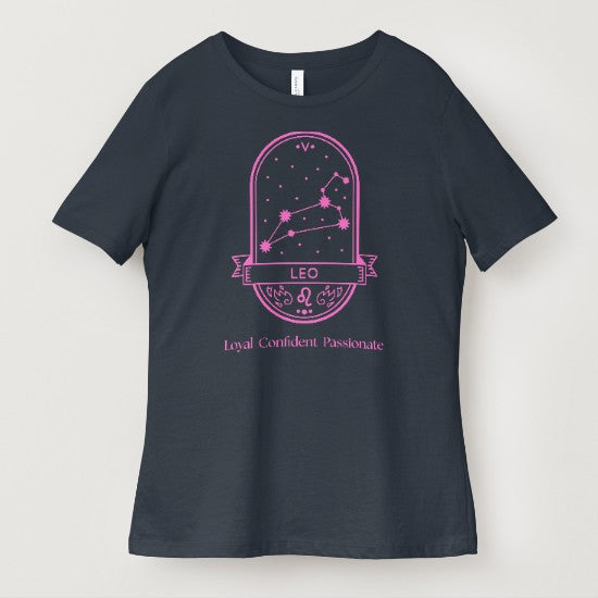 Leo, Loyal Confident, Passionate Short Sleeve T Shirt