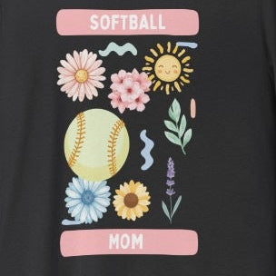 Softball Mom Short Sleeve T Shirt